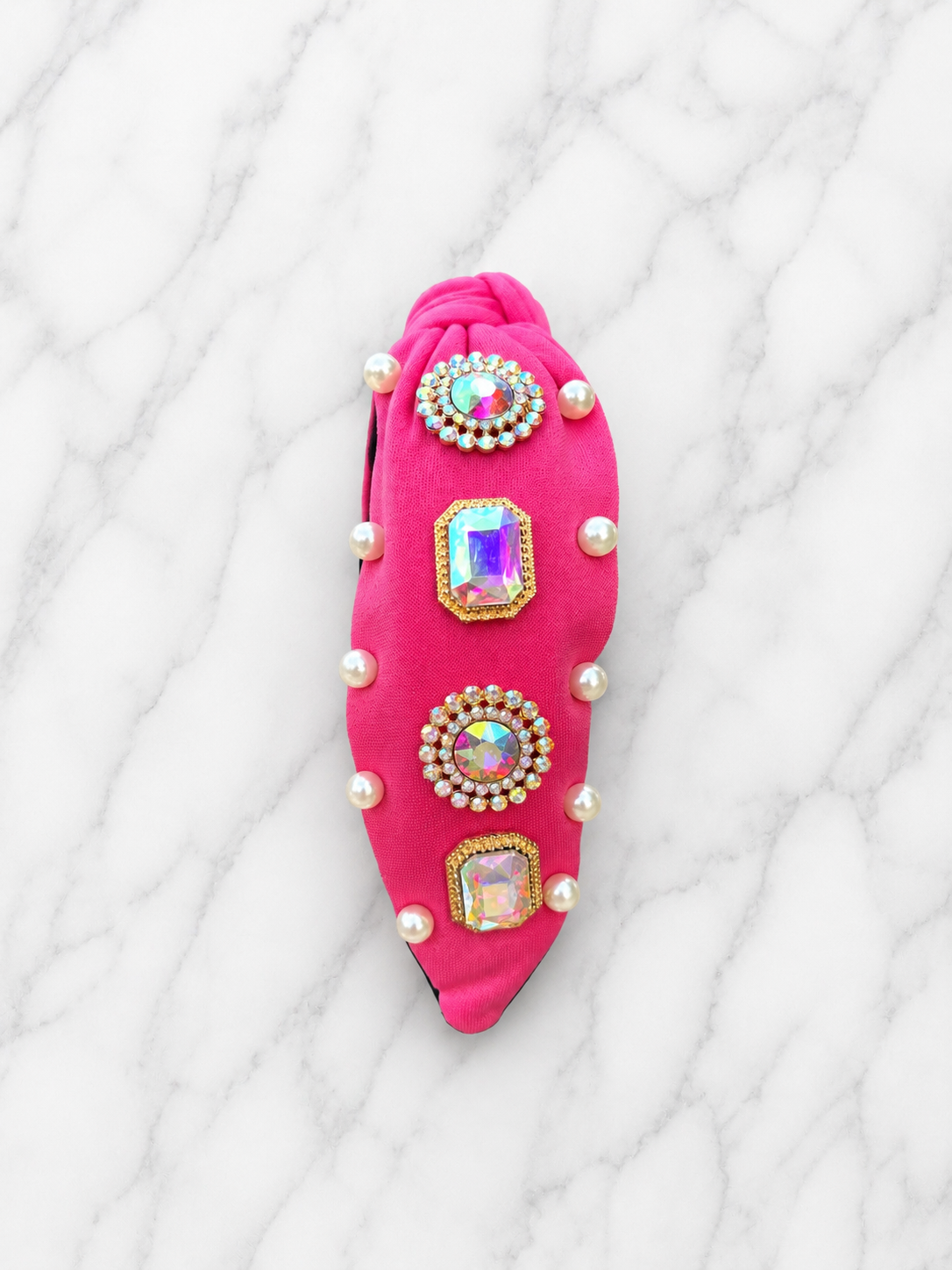 Pretty in Pink Jewel Headband