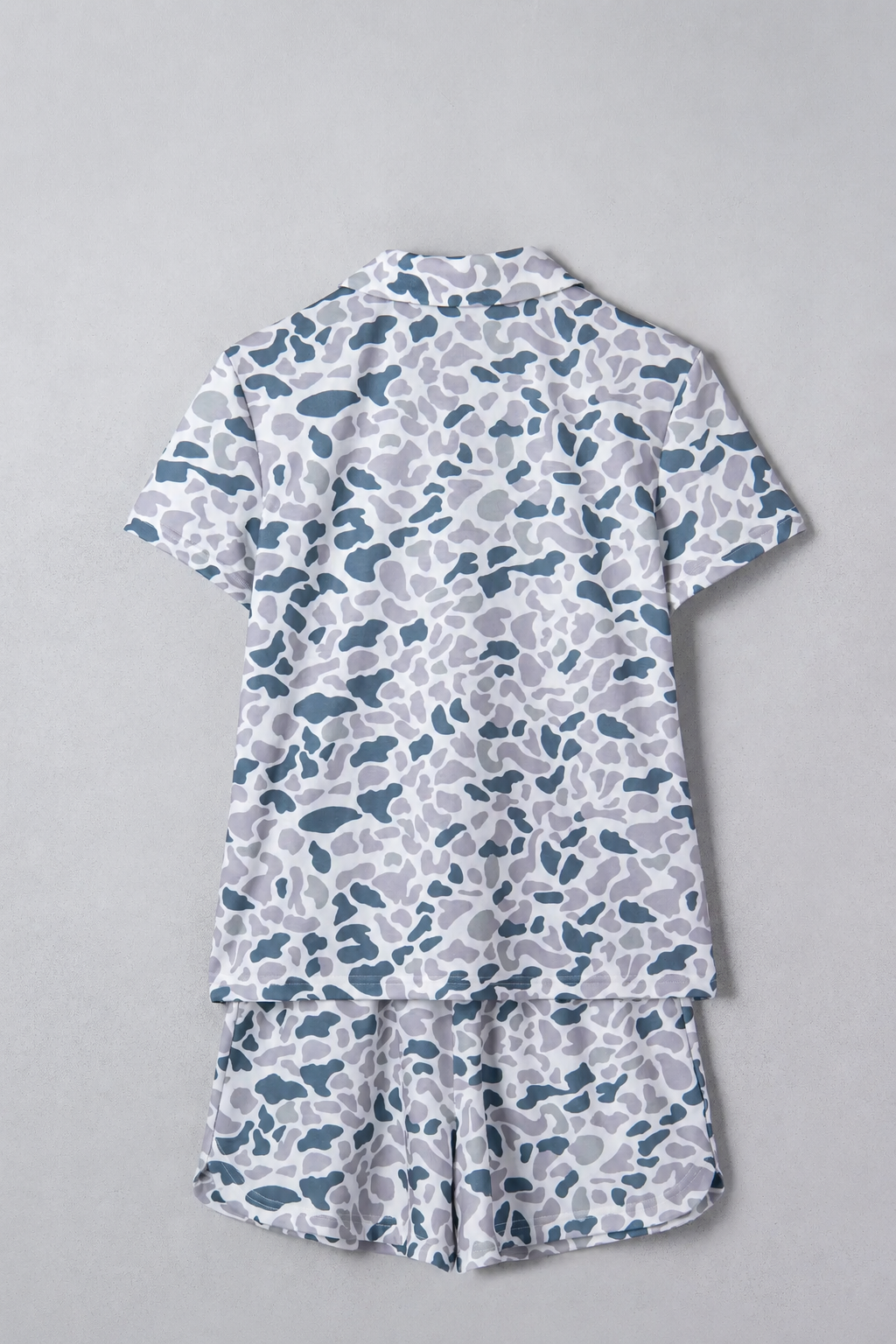 ✨ Coastal Camo Polo & Shorts Lounge Set ✨