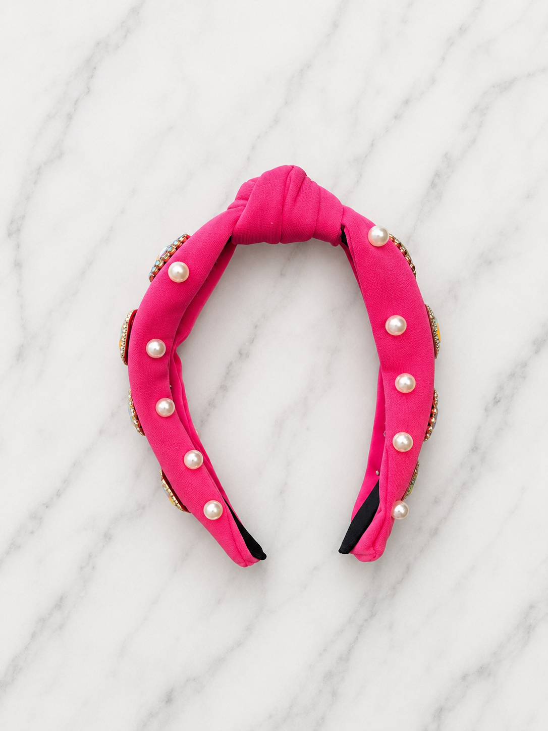 Pretty in Pink Jewel Headband