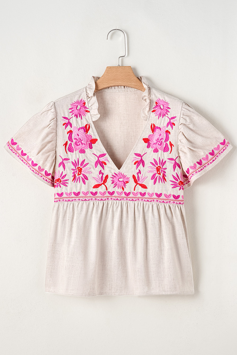 The Soft Bloom Embroidered Blouse