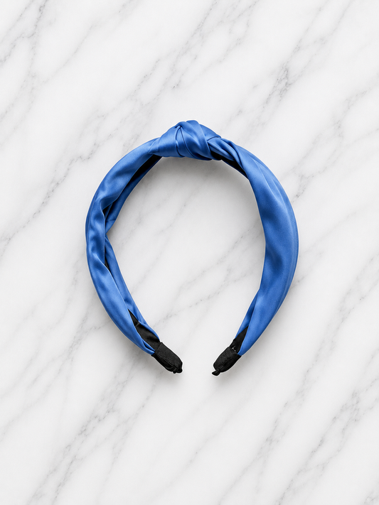 Satin Sky Twist Headband
