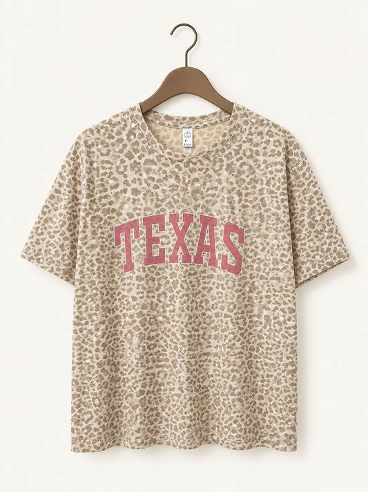 Texas Cheetah Graphic Tee